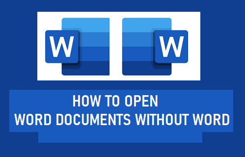 Open Word Documents Without Word