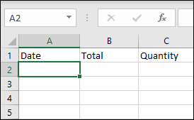 Select Cell in Excel