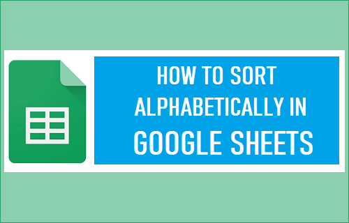 Sort Alphabetically in Google Sheets