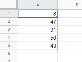Generate Multiple Random Numbers in Google Sheets
